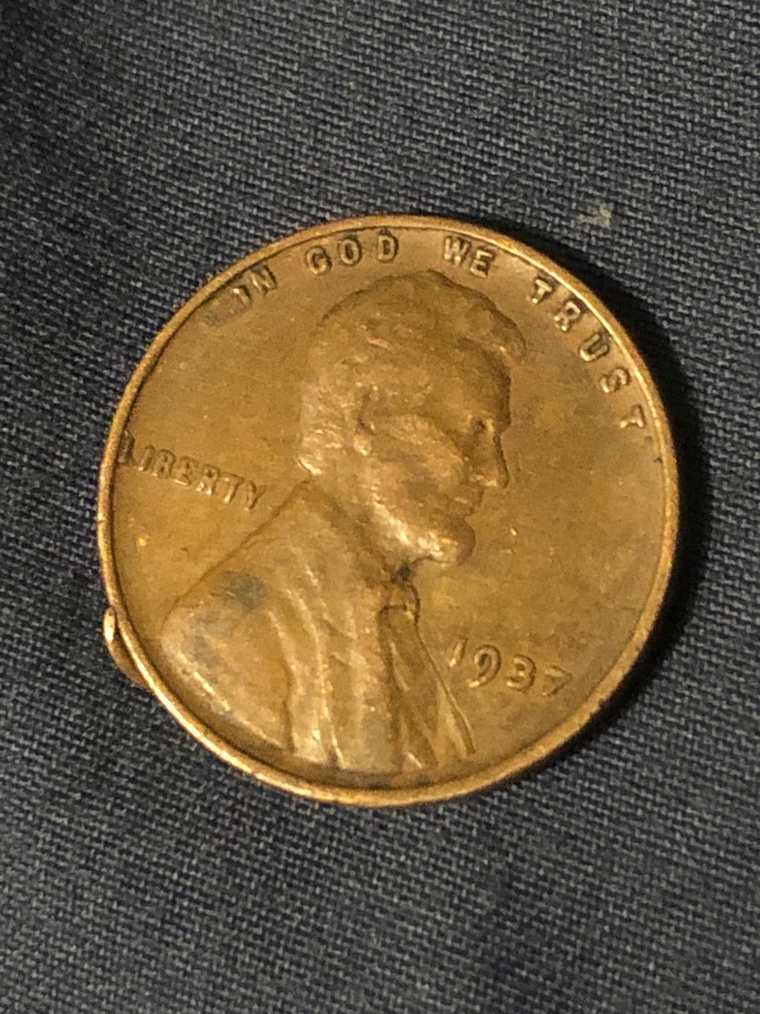 1937-No-Mint-Mark-Penny-Pig-Tail-On-Side